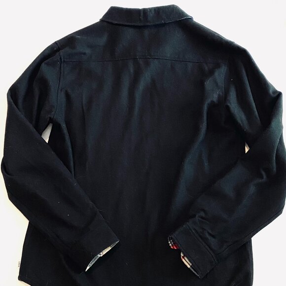 Banks Journal reversible jacket unisex Men's Medium barn jacket black red plaid - Picture 4 of 12